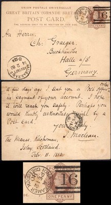 1980-1d-postcard-to-germany-with-iona-steamer-greenock-postmark-rare