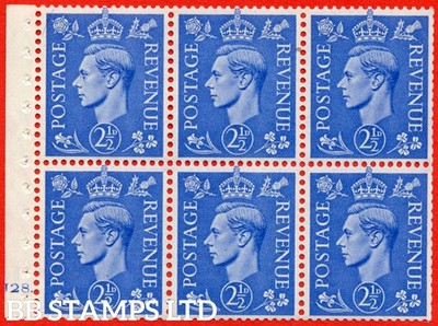 sg-489f-qb33-2d-blue-a-fine-mounted-mint-complete-cylinder-pane-of-b62937