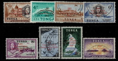 tonga-qeii-sg120-127-1962-emancipation-set-fine-used-cat-25
