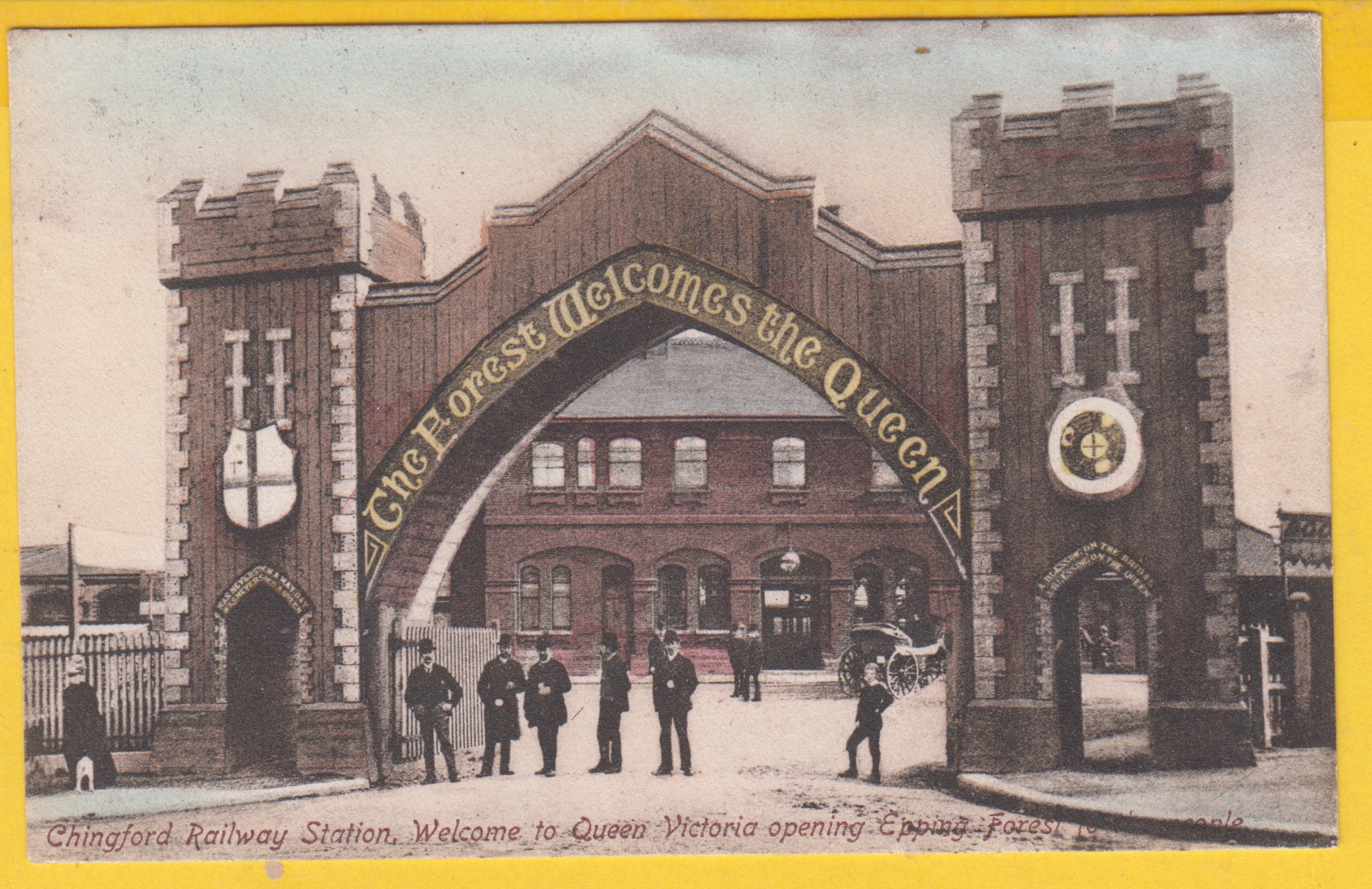 postcard-chingford-railway-station