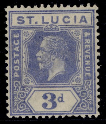 st-lucia-gv-sg99a-3d-dull-blue-lh-mint-cat-10