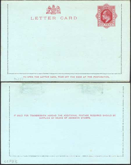 lcp3b-kevii-1d-carmine-letter-card-stamp-l10-format-lf1-perf-pattern-b-mint