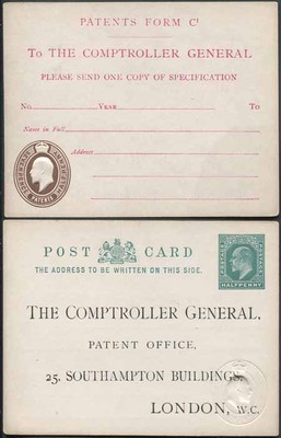 co8-kevii-patent-office-card-with-1-2d-on-front-and-7-1-2d-on-reverse