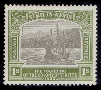 st-kitts-nevis-gv-sg55-1s-black-sage-green-lh-mint-cat-14