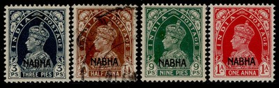 indian-states-nabha-gvi-sg95-98-1941-45-mint-used-set-cat-85
