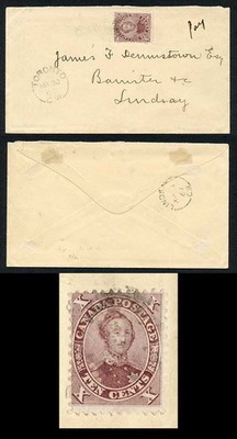 canada-sg38-10c-bright-red-purple-on-cover-very-attractive-pickering