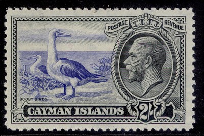 cayman-islands-gv-sg105-2s-ultramarine-black-m-mint-cat-50