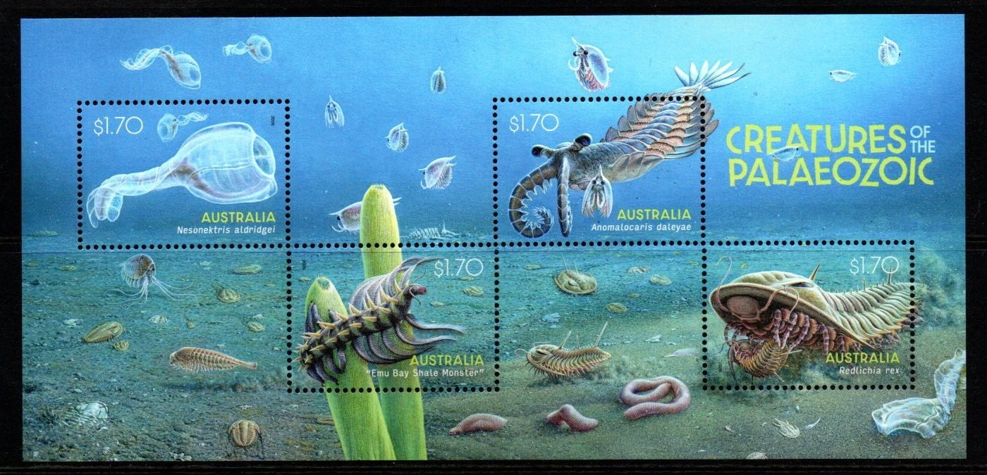 australia-2026-creatures-of-the-palaeozic-m-sheet-mnh