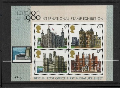 gb-1978-buildings-m-sheet-unmounted-mint-with-11p-break-in-sea-wall-variety-