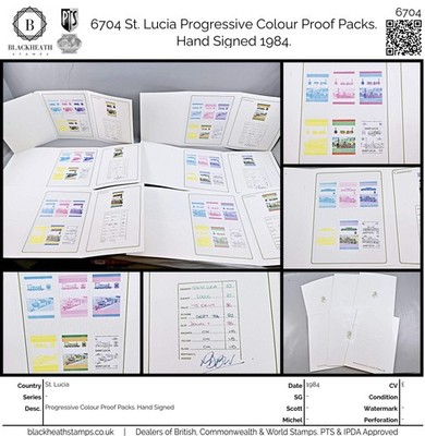 6704-st-lucia-progressive-colour-proof-packs-hand-signed-1984