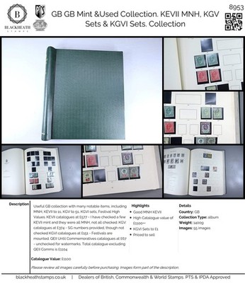 8953-gb-gb-mint-used-collection-kevii-mnh-kgv-sets-kgvi-sets-c1100-58-i