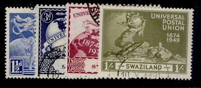 swaziland-gvi-sg48-51-anniversary-of-upu-set-fine-used