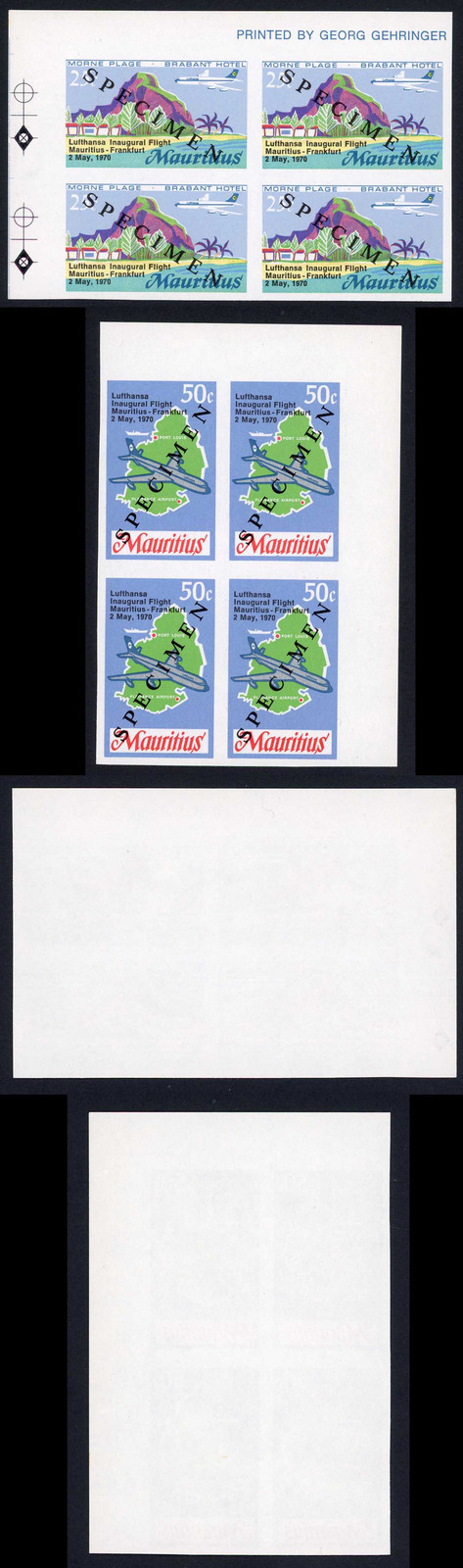 mauritius-sg415-6var-1970-lufthansa-set-opt-specimen-in-imperf-blocks-of-four-u