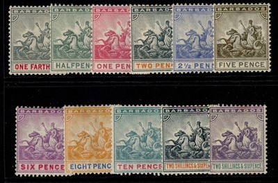 barbados-qv-sg105-115-1892-1903-complete-set-m-mint-cat-275