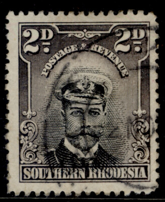 southern-rhodesia-gv-sg4-2d-black-purple-grey-fine-used