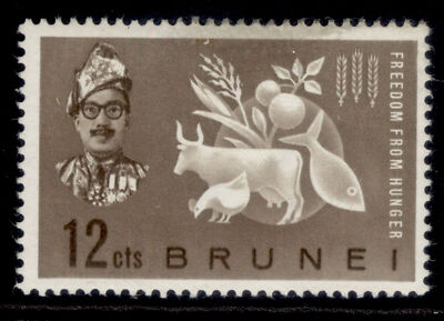 brunei-qeii-sg117-12c-sepia-m-mint