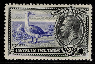 cayman-islands-gv-sg105-2s-ultramarine-black-m-mint-cat-50