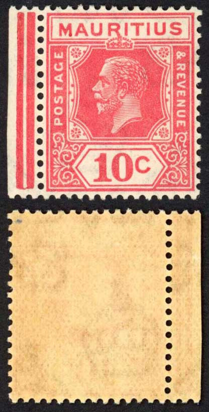 mauritius-sg230-10c-carmine-red-plate-flaw-nick-in-m-m-m