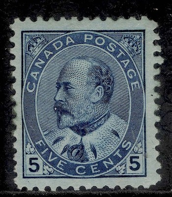 canada-edvii-sg179-5c-indigo-bluish-m-mint-cat-80