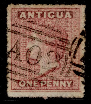 antigua-qv-sg6-1d-dull-rose-fine-used-cat-55