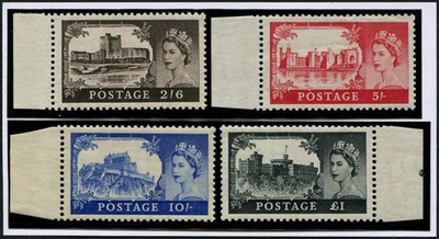1955-waterlow-castle-2-6d-1-sg-536-39-set-in-blocks-of-four-all