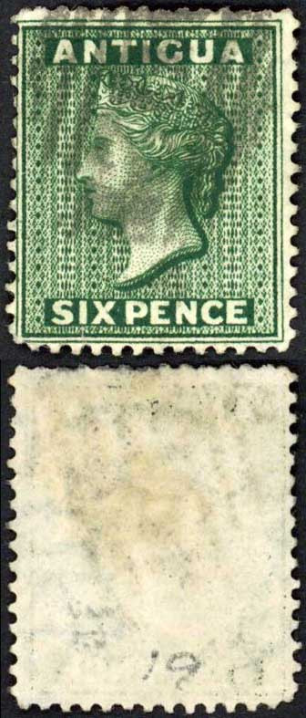 antigua-sg18y-6d-blue-green-perf-14-wmk-crown-cc-inverted-and-reversed-cat-85-p