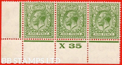 sg-427-n43-1-9d-olive-green-a-fine-mounted-mint-control-x35-perf-b75098