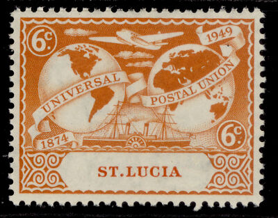 st-lucia-gvi-sg161-6c-orange-m-mint