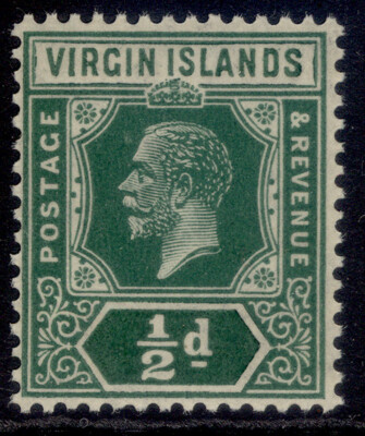 british-virgin-islands-gv-sg80-d-green-lh-mint-cat-16-die-ii-script-wmk