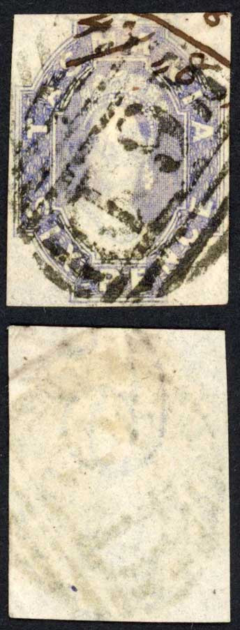 tasmania-sg44-8-6d-imperf-wmk-6-four-margins-crease