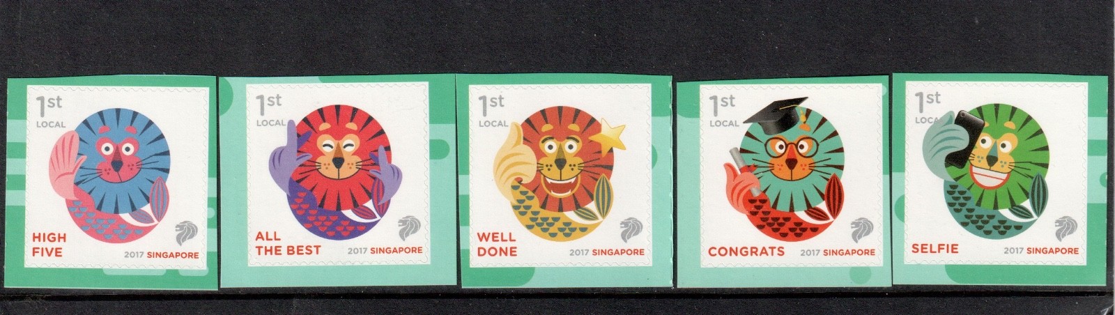 2017-singapore-greetings-stamps-set-ex-booklet-5-x-1st-local-mnh