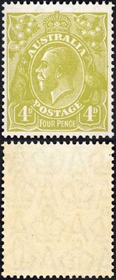 australia-sg91-4d-yellow-olive-perf-14-small-multiple-wmk-kgv-head-superb-m-m