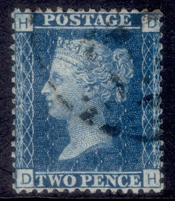 gb-qv-sg47-2d-dp-blue-plate-15-fine-used-cat-22-dh