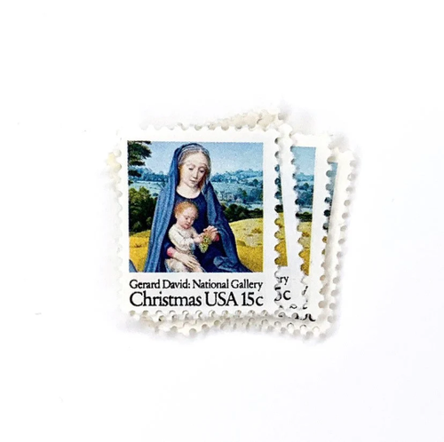 us-unused-10-x-madonna-and-child-15-cent-christmas-1979-stamps