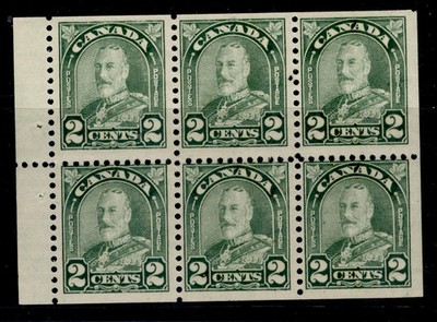 canada-gv-sg290a-2c-green-booklet-pane-of-6-m-mint-cat-45