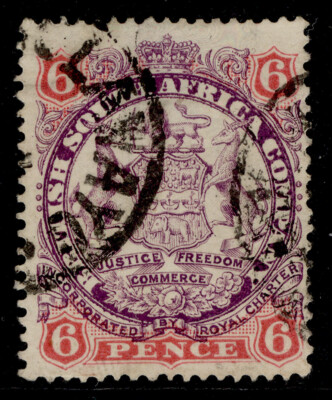 rhodesia-qv-sg33-6d-mauve-pink-used-cat-28