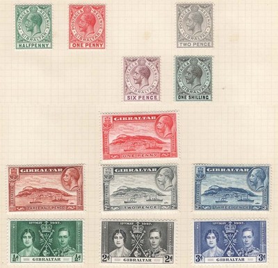 gibraltar-1912-mca-d-1d-2d-6d-1s-vf-mint-also-the-1931-perf-14-rock-set