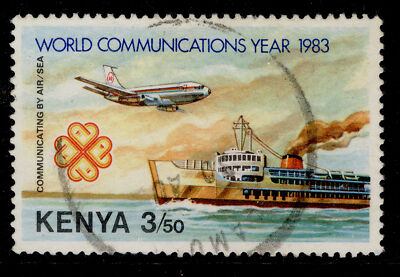kenya-qeii-sg282-1983-3s-communications-by-sea-air-fine-used