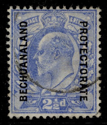 bechuanaland-protectorate-edvii-sg69-2d-ultramarine-fine-used-cat-12