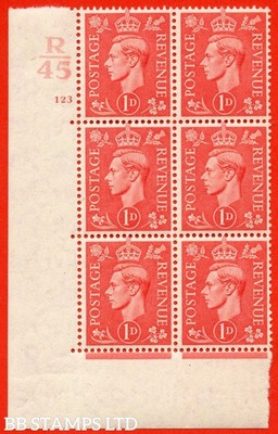 sg-486-q5g-1d-pale-scarlet-an-unmounted-mint-control-block-of-6-co-b65801