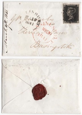 gb-1840-1d-intense-black-plate-9-rd-vfu-on-small-neat-cover-4-large-margins