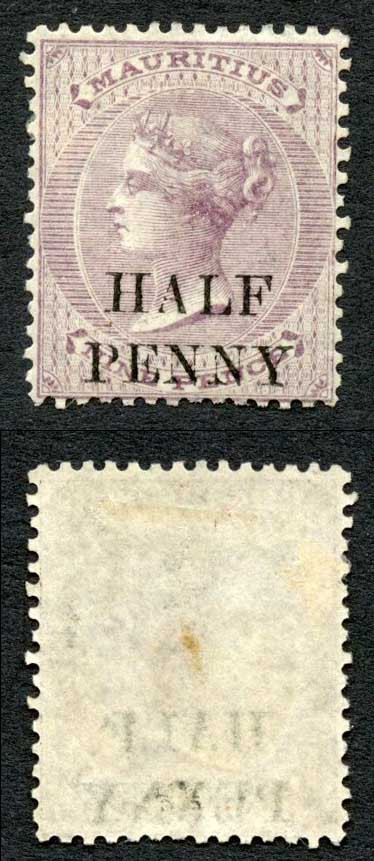 mauritius-sg76-half-penny-on-9d-dull-purple-m-m-cat-28-pounds