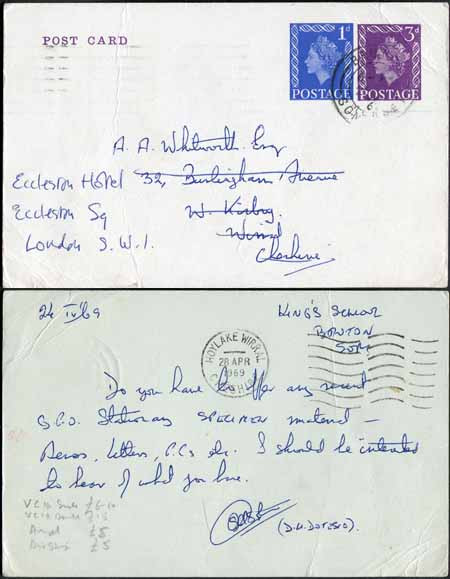 csp203-qeii-3d-and-1d-stamped-to-order-postcard-azure-card-used