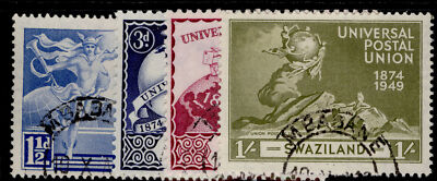swaziland-gvi-sg48-51-anniversary-of-upu-set-fine-used