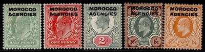 morocco-agencies-gb-edvii-sg31-35-1907-11-short-set-to-4d-m-mint-cat-45