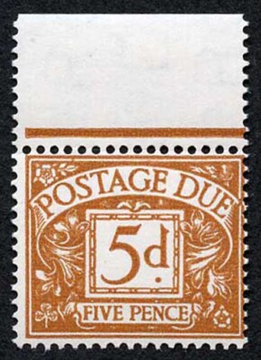 sgd52-1956-5d-brown-ochre-wmk-edwards-postage-due-u-m