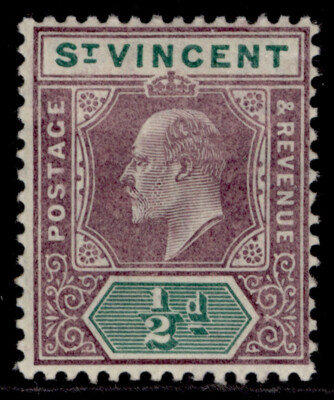 st-vincent-edvii-sg85-d-dull-purple-green-m-mint-wmk-mult-script