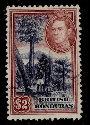 british-honduras-gvi-sg160-2-deep-blue-maroon-used-cat-45