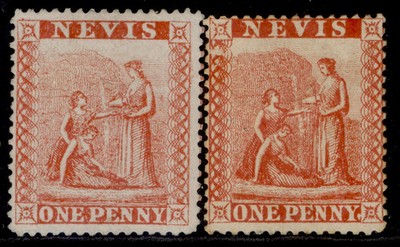 st-kitts-nevis-nevis-qv-sg9-10-1867-1d-shade-varieties-unused-cat-130
