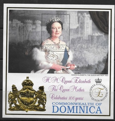 dominica-sgms2670-1999-100th-birthday-of-queen-mother-mnh